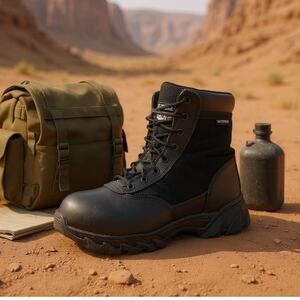 Original SWAT Classic 227201 9" Waterproof Safety Work Boots Composite Toe Men 6